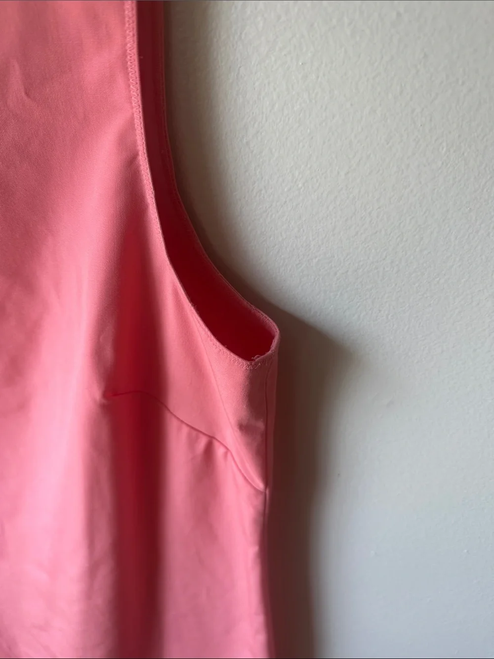 J. Crew Coral Pink Sleeveless Shift Dress with Ruffle Hem - SZ 6